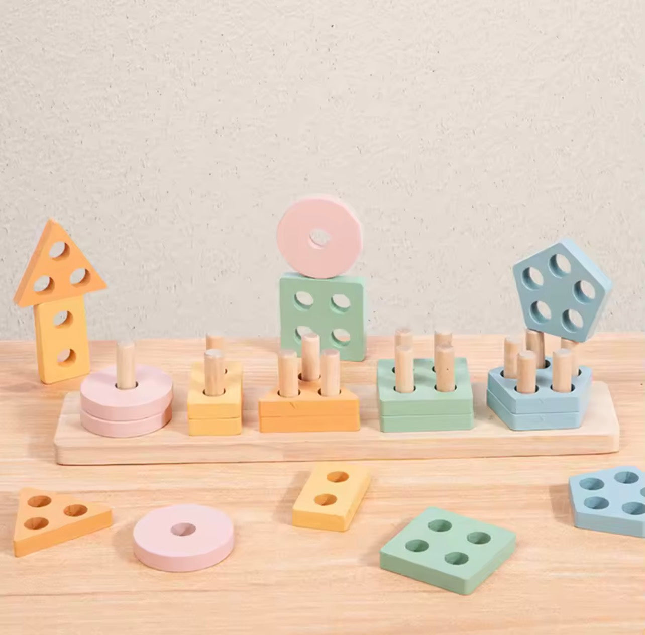 Shape & Learn Sorting Board – Builds Fine Motor Skills