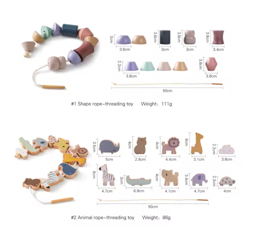 Thread & Learn Lacing Set – Builds Fine Motor Skills & Coordination